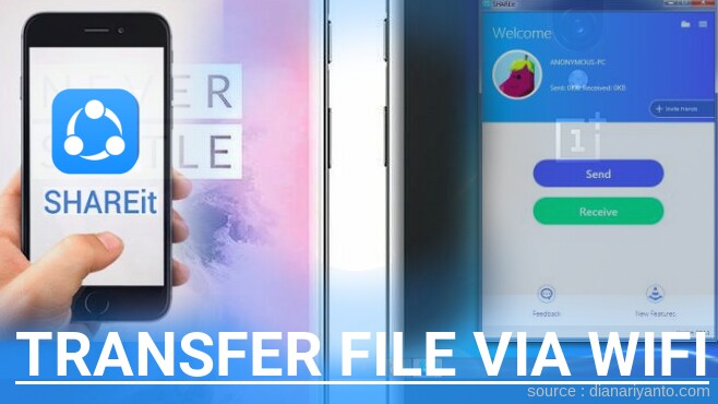 Tutorial Transfer File via Wifi di OnePlus 7 Pro Menggunakan ShareIt Versi Baru