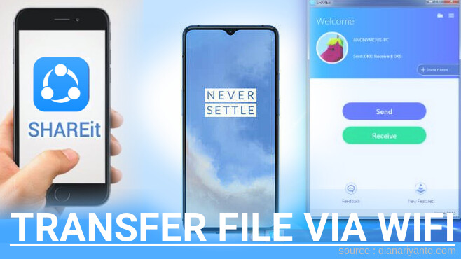 Mengenal Transfer File via Wifi di OnePlus 7T Menggunakan ShareIt Versi Baru