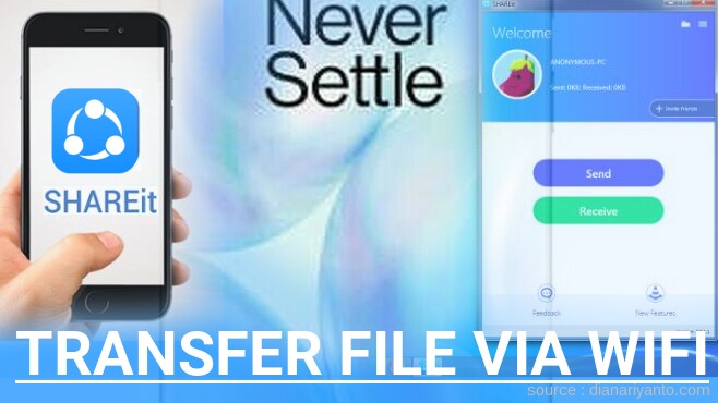 Cara Transfer File via Wifi di OnePlus 8 Pro Menggunakan ShareIt Versi Baru