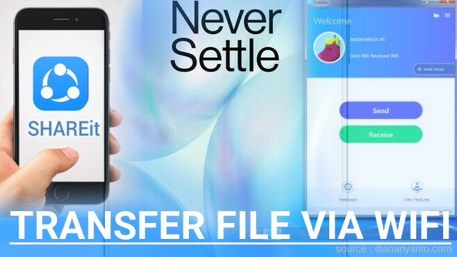 Cara Mudah Transfer File via Wifi di OnePlus 8 Menggunakan ShareIt Versi Baru