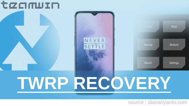 TWRP OnePlus 7 Tanpa PC